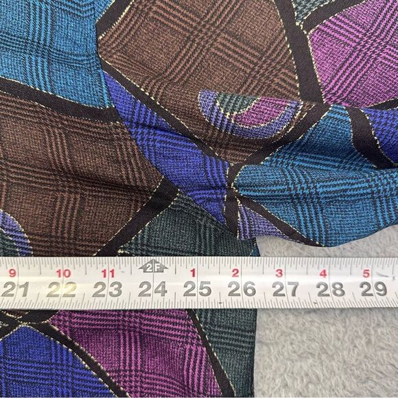 Mondo‎ Di Marco Shirt Mens 1X Big Colorful Abstract Disco Funky Rayon Italy NEW - Picture 9 of 16